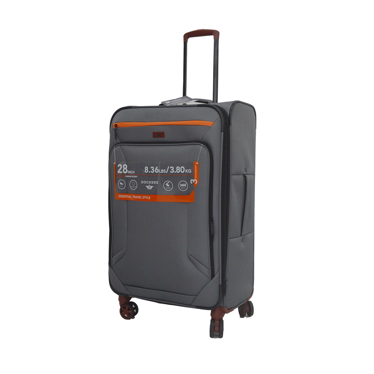 Grey 4pcs one set luggage - Image 3