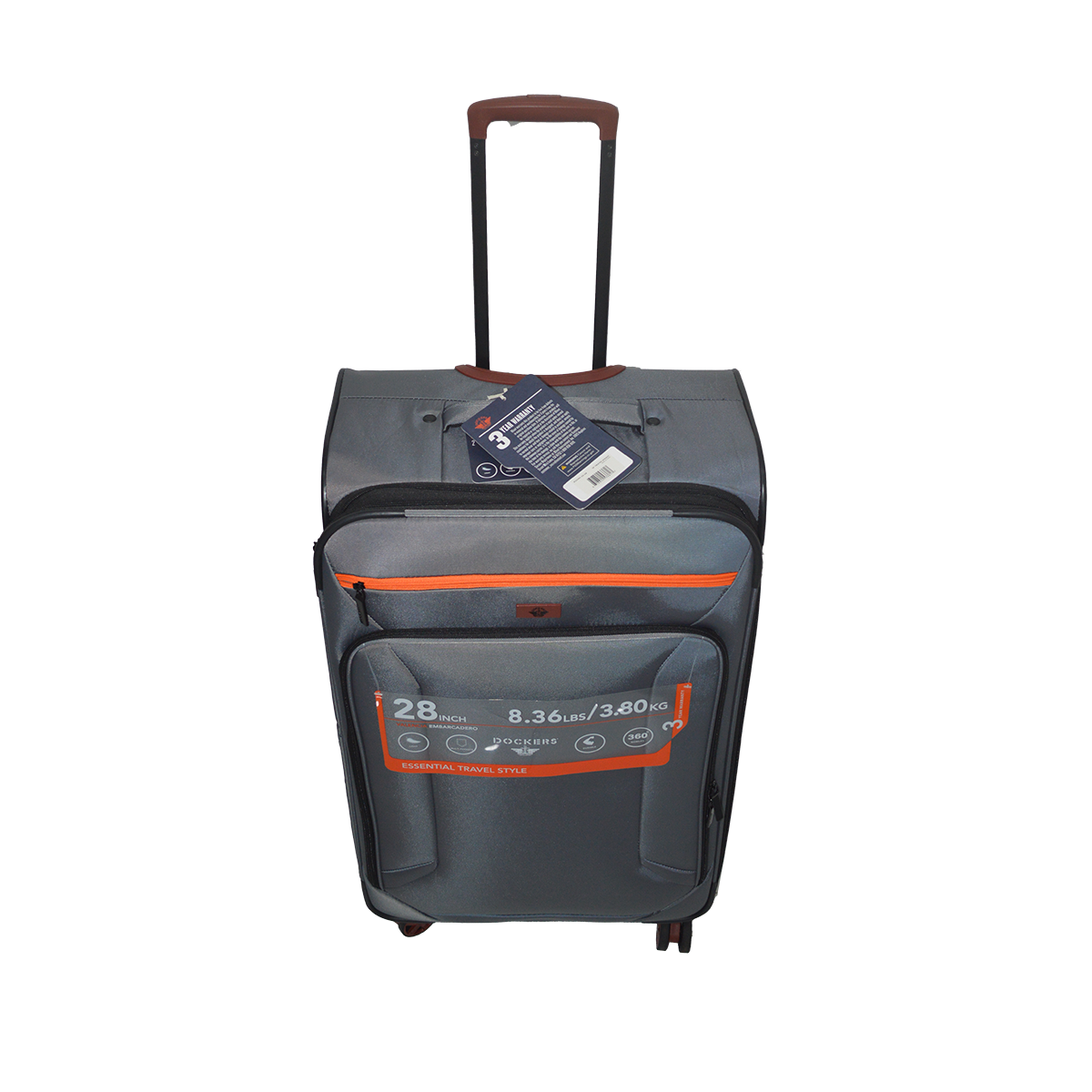 Grey 4pcs one set luggage - Image 5